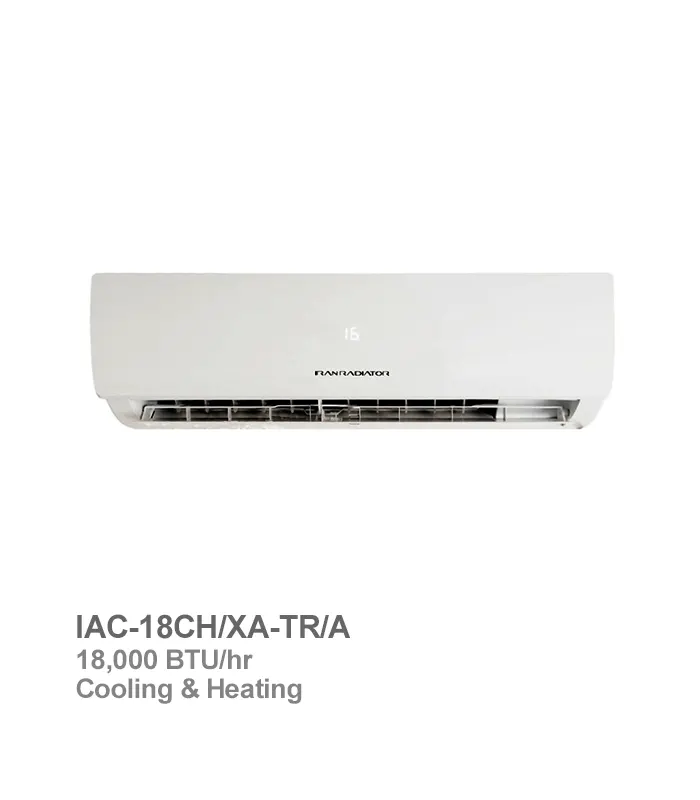 اسپلیت سردوگرم تروپیکال ایران رادیاتور مدل IAC-18CH/XA-TR/A