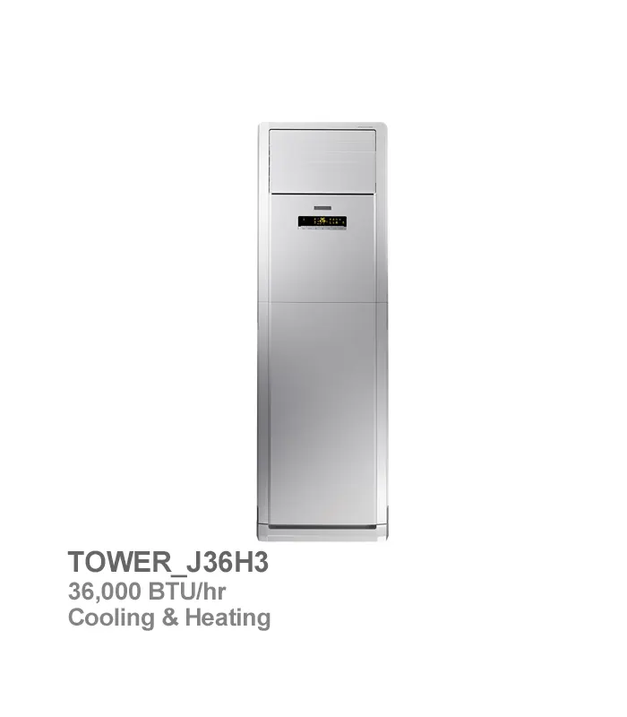 کولر گازی ایستاده گری مدل TOWER_J36H3