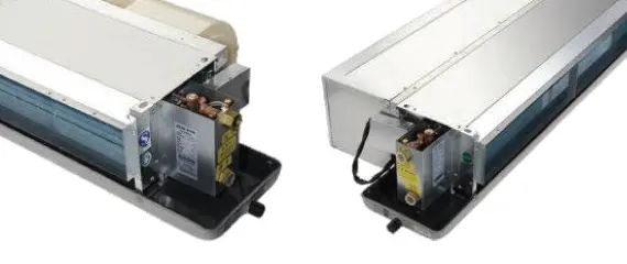 انعطاف‌پذیری در جهت اتصالات فن کویل سقفی توکار جی پلاس مدل GFU-LC500G30