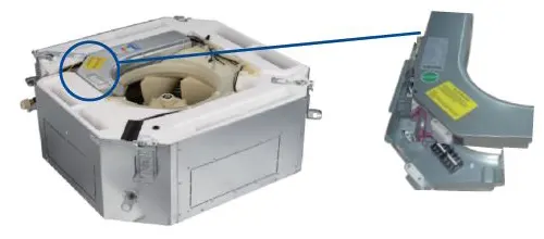 جعبه برق بهینه شده فن کویل کاستی چهار طرفه گرین مدل G4WF-1200P1