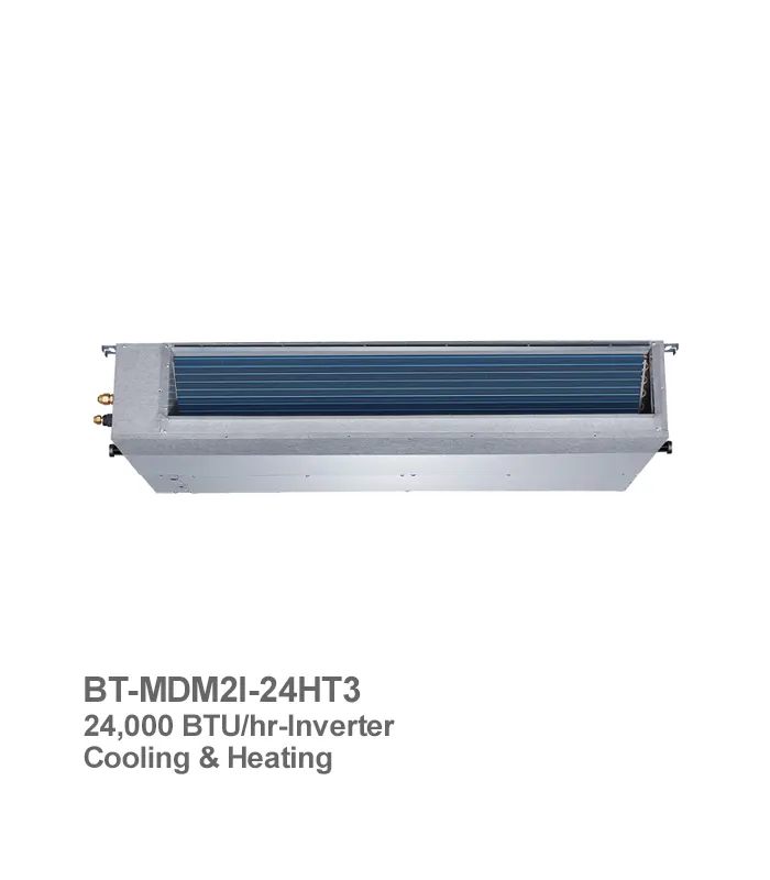 داکت اسپلیت اینورتر تک الکتریک مدل BT-MDM2I-24HT3
