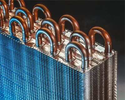 کویل سه دریفه در فن کویل سقفی توکار آذرنسیم مدل ANCF-200