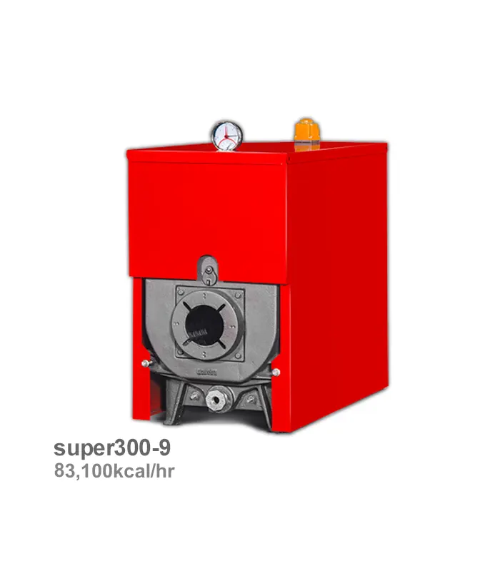 دیگ چدنی شوفاژکار مدل سوپر 300/ 9 پره