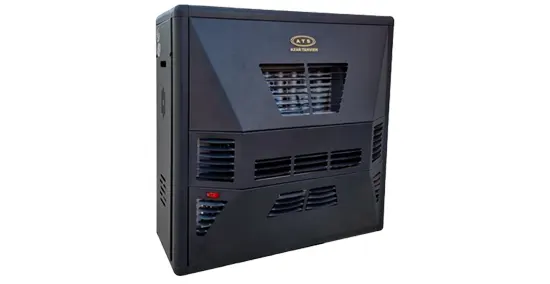 مینی هیتر گازی چدنی فن‌دار آذر تهویه مدل A610