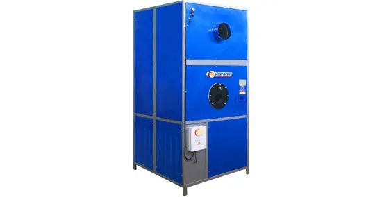 کوره هوای گرم گازی-گازوییلی نیرو تهویه البرز مدل KHG-200