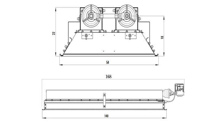 هیتر گازی تابشی انرژی مدل GR 0200