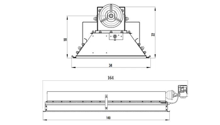 هیتر گازی تابشی انرژی مدل GR 0100