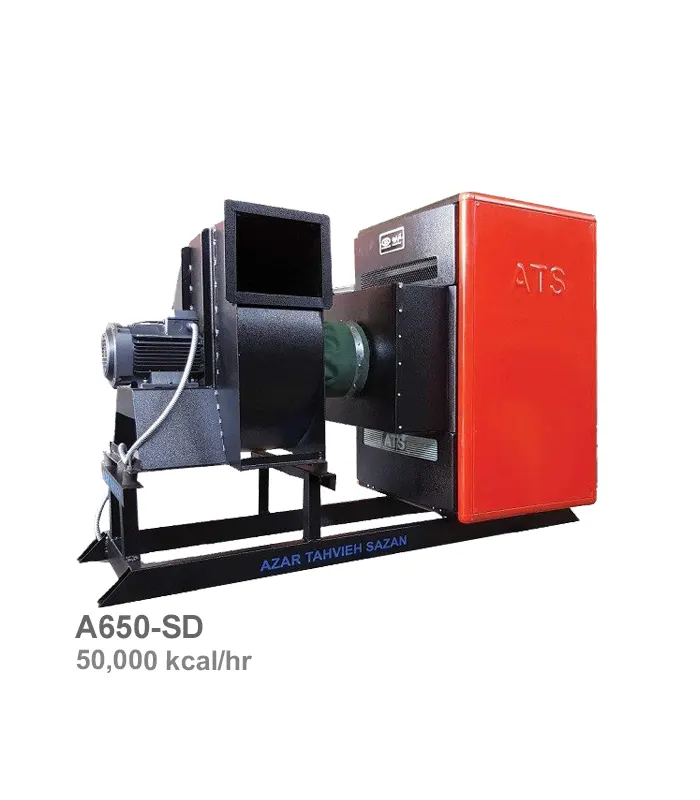 هیتر گازی کانالی آذر تهویه مدل A650-SD