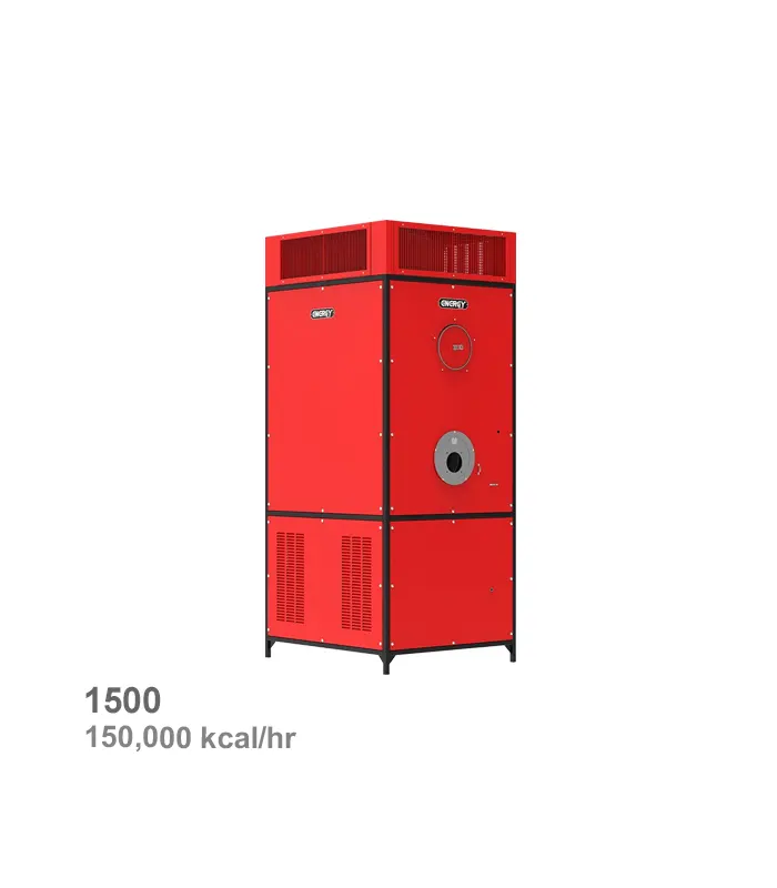 کوره هوای گرم گازوییلی انرژی مدل 1500
