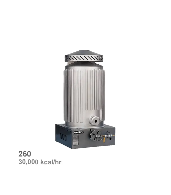 بخاری کارگاهی گازی انرژی مدل 260