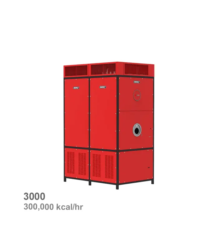 کوره هوای گرم گازوییلی انرژی مدل 3000