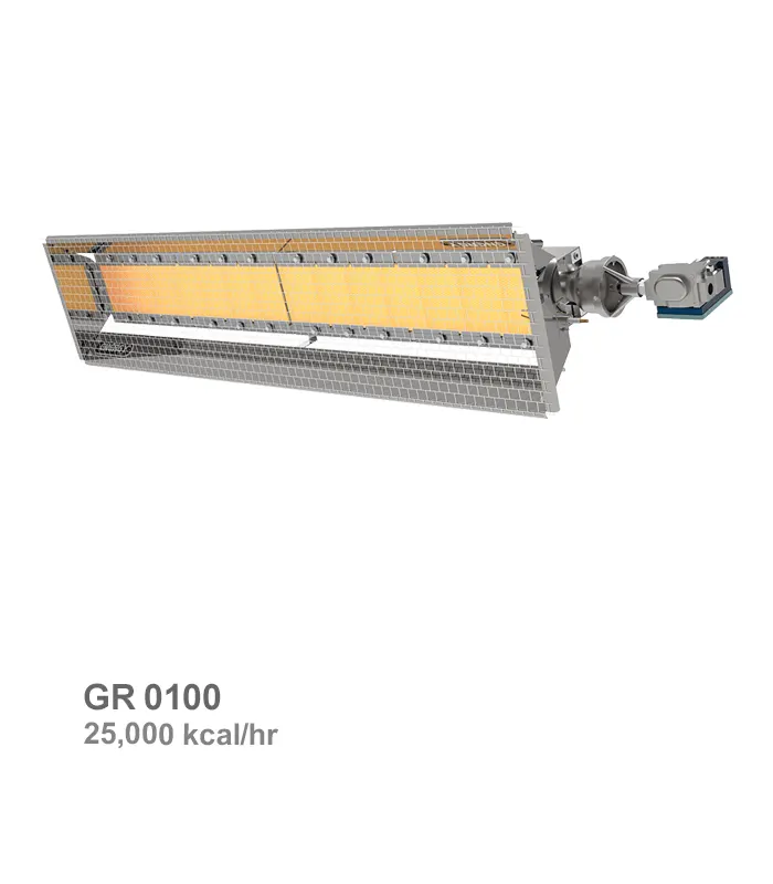 هیتر گازی تابشی انرژی مدل GR 0100