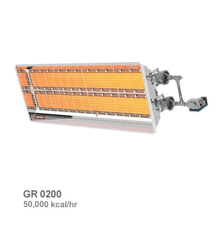 هیتر گازی تابشی انرژی مدل GR 0200