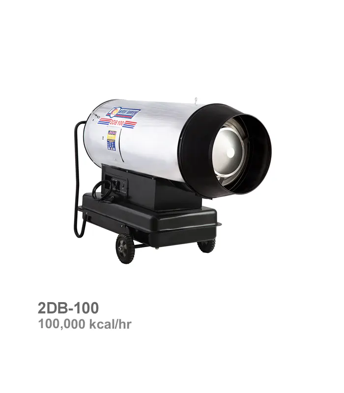 جت هیتر گازی - گازوییلی نیرو تهویه البرز مدل 2DB-100