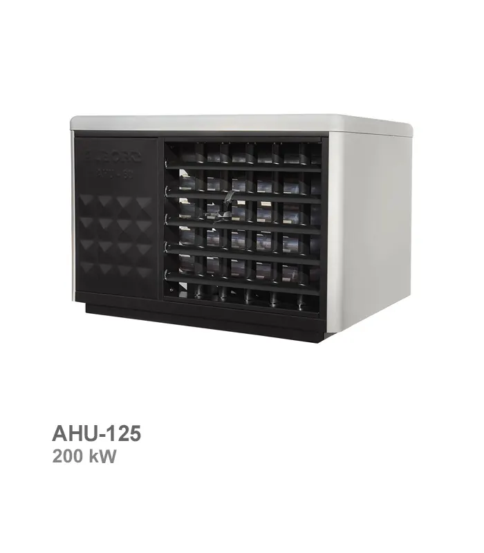 هیتر گازی فن‌دار نیرو تهویه البرز مدل AHU-125