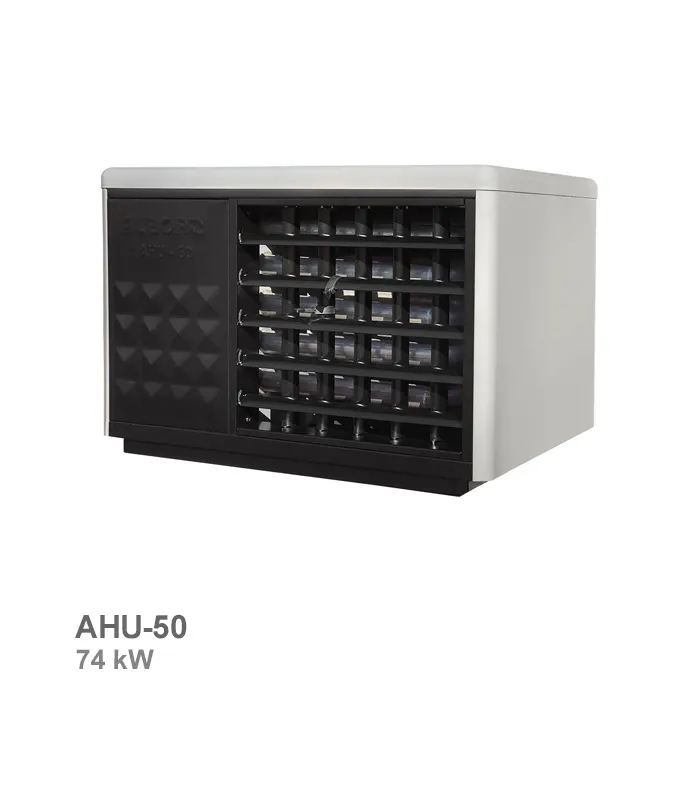 هیتر گازی فن‌دار نیرو تهویه البرز مدل AHU-50