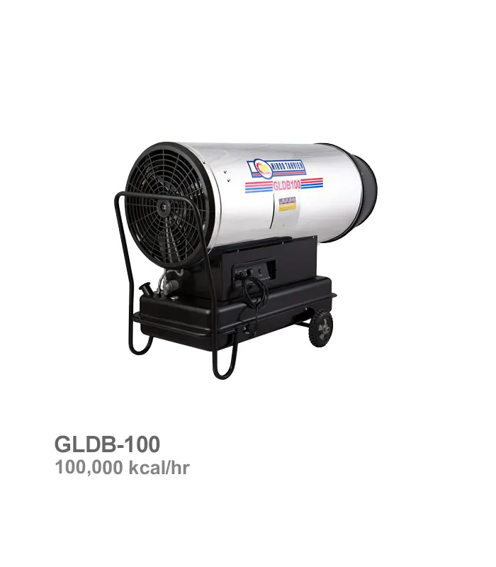 جت هیتر گازی - گازوییلی نیرو تهویه البرز مدل GLDB-100