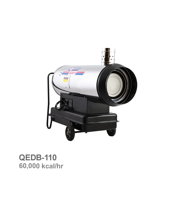 جت هیتر گازی - گازوییلی نیرو تهویه البرز مدل QEDB-110