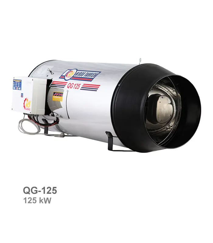 جت هیتر گازی نیرو تهویه البرز مدل QG-125