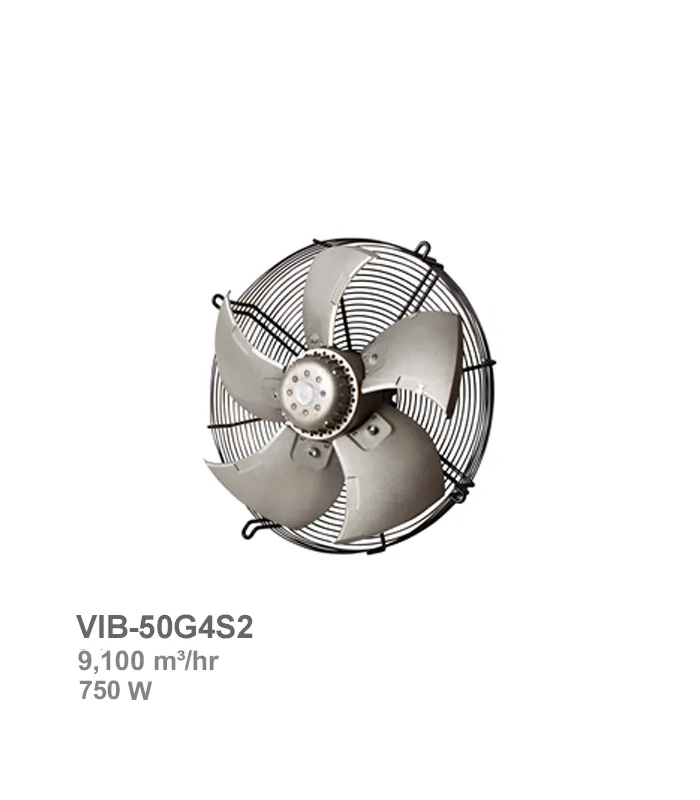 فن آکسیال تاسیساتی یوروونت دمنده مدل VIB-50G4S2