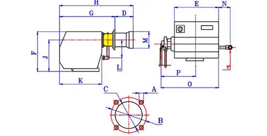 مشعل دوگانه سوز پارس مشعل مدل PM1-KLG113