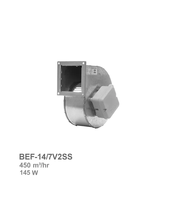 بلویر هود سانتریفیوژ فوروارد فلزی دمنده مدل BEF-14/7V2SS