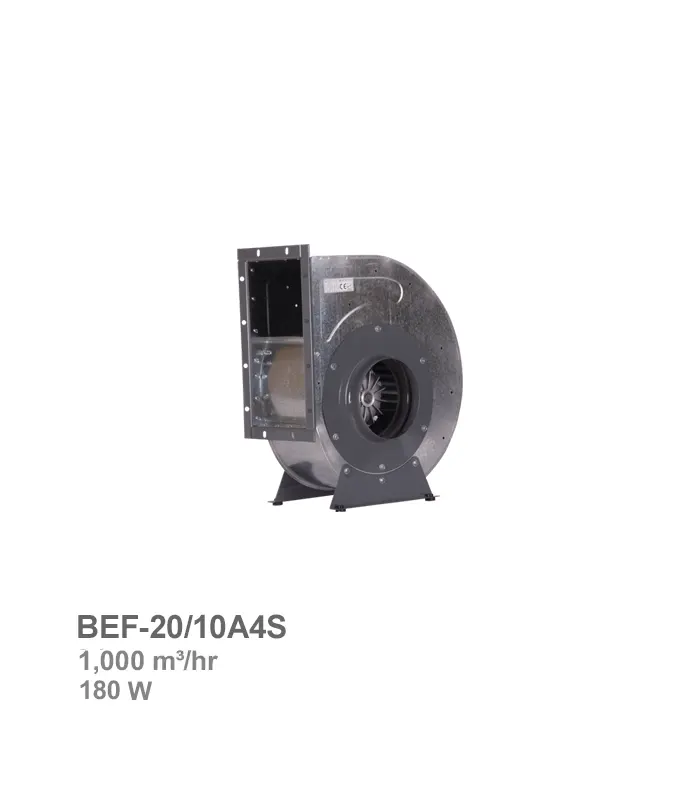فن سانتریفیوژ یکطرفه فوروارد دمنده مدل BEF-20/10A4S