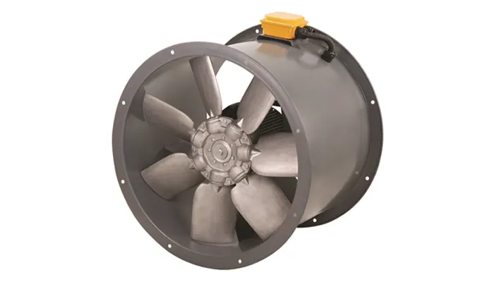 فن آکسیال سیلندری دمنده مدل DAMP-DN60-4T-560-32deg