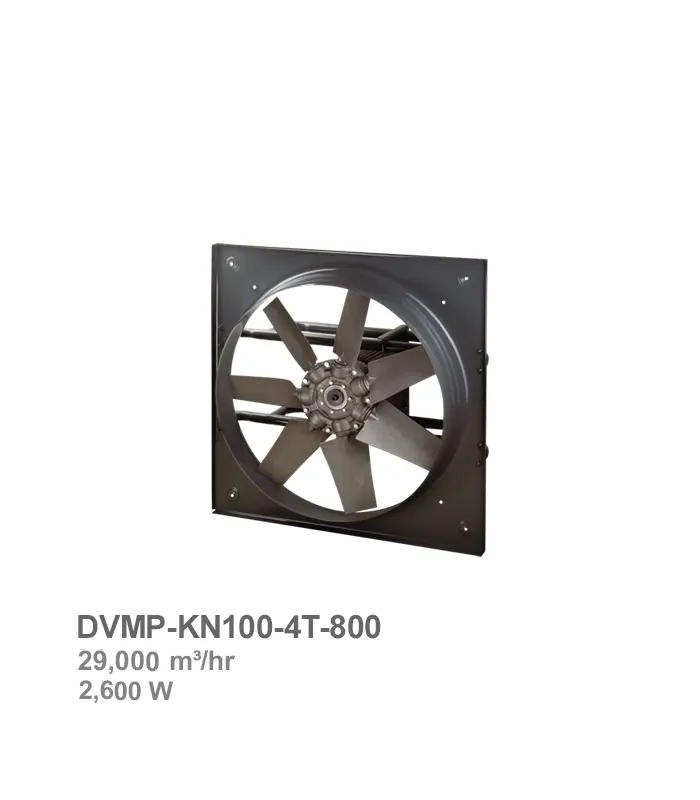 فن آکسیال صنعتی دمنده مدل DVMP-KN100-4T-800