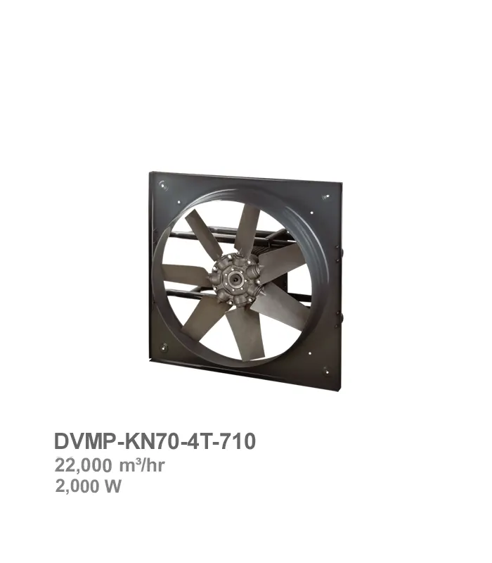فن آکسیال صنعتی دمنده مدل DVMP-KN70-4T-710