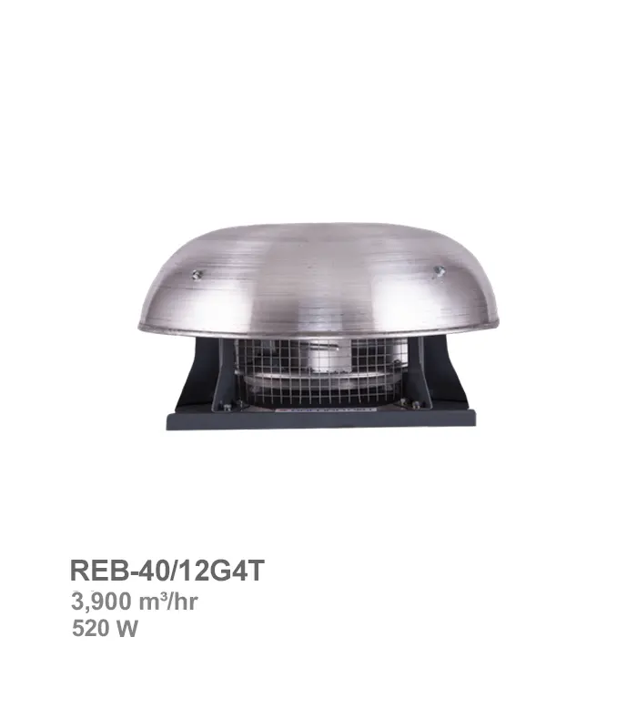 هواکش رادیال سقفی مدل REB-40/12G4T
