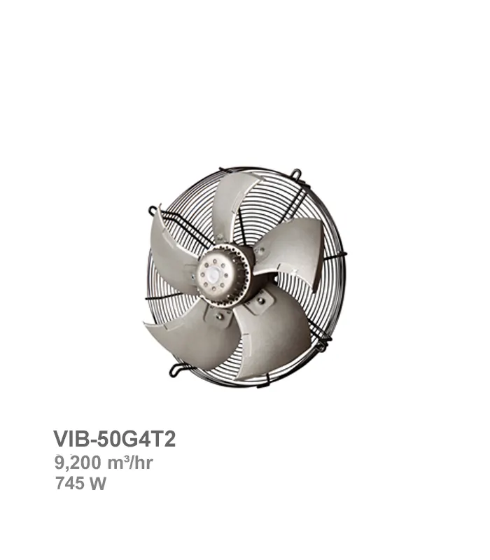 فن آکسیال تاسیساتی یوروونت دمنده مدل VIB-50G4T2