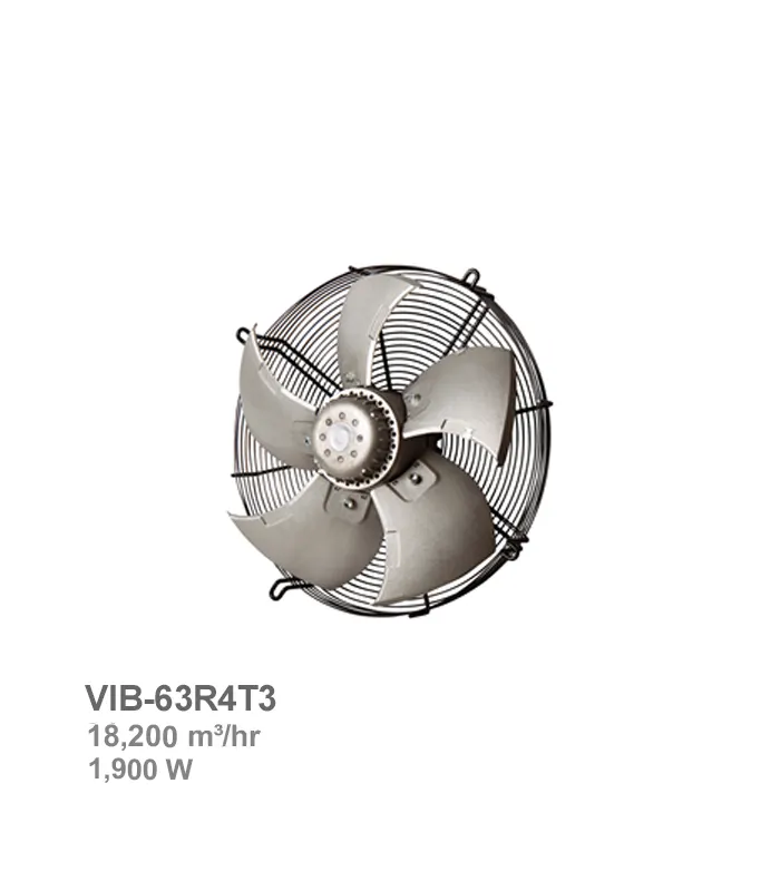 فن آکسیال تاسیساتی یوروونت دمنده مدل VIB-63R4T3