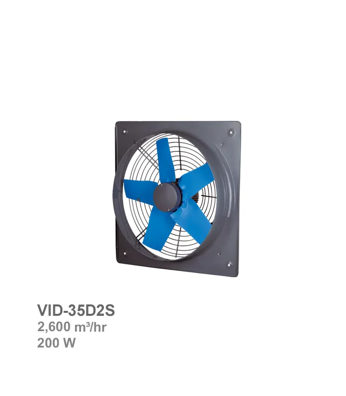 هواکش صنعتی سبک فلزی دمنده مدل VID-35D2S