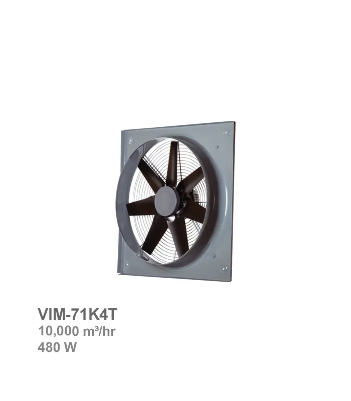 هواکش صنعتی سنگین فلزی دمنده مدل VIM-71K4T
