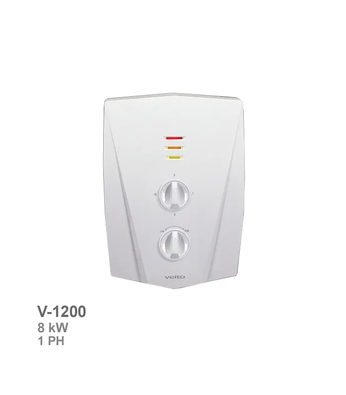 آبگرمکن برقی تک‌فاز ویتو مدل V1200