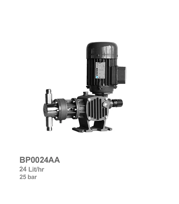 دوزینگ پمپ پیستونی با هد استیل اتاترون مدل BP0024AA