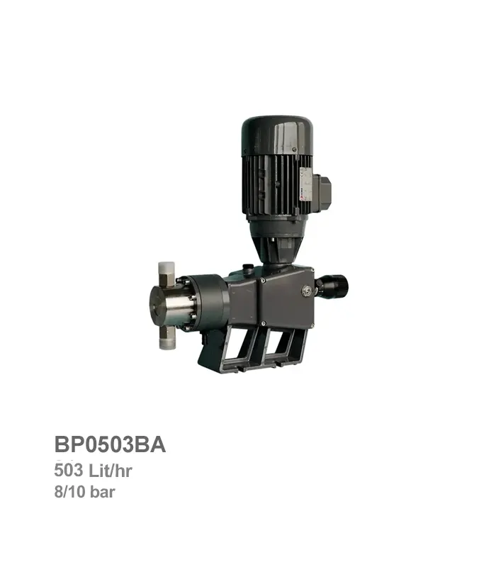 دوزینگ پمپ پیستونی با هد PVC اتاترون مدل BP0503BA