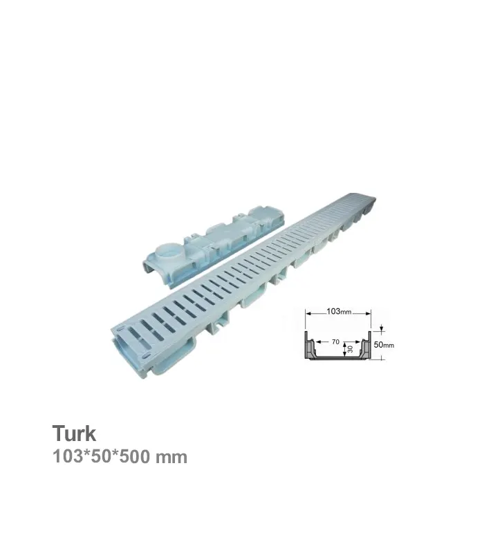 گاتر طرح ترک ناب تهویه مدل 10x5 سفید