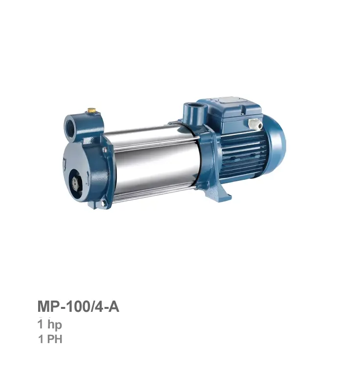 الکتروپمپ طبقاتی افقی تکفاز پنتاکس مدل MP-100/4-A