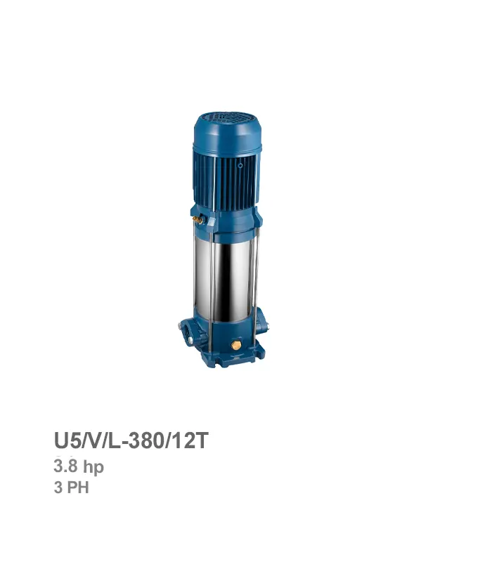 الکتروپمپ طبقاتی عمودی سه فاز پنتاکس مدل U5/V/L-380/12T