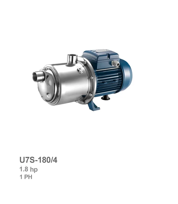 الکتروپمپ طبقاتی افقی تکفاز پنتاکس مدل U7S-180/4