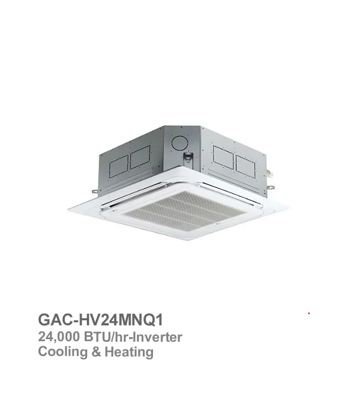 کولر گازی کاستی 4 طرفه اینورتر جی پلاس مدل GAC-HV24MNQ1