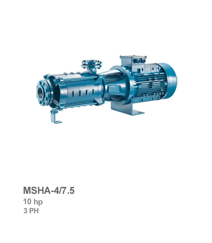 پمپ طبقاتی افقی پنتاکس مدل MSHA-4/7.5