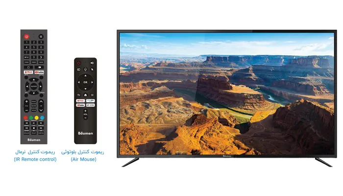 تلویزیون LED اسمارت 60 اینچ بویمن مدل 60JAE1200UW