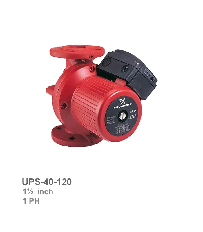پمپ سیرکولاتور تکفاز گراندفوس مدل UPS-40-120
