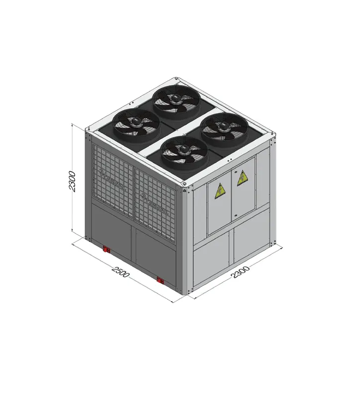 چیلر تراکمی هواخنک همرا (Hemera) مدل TCA-WA-60 - تصویر 2