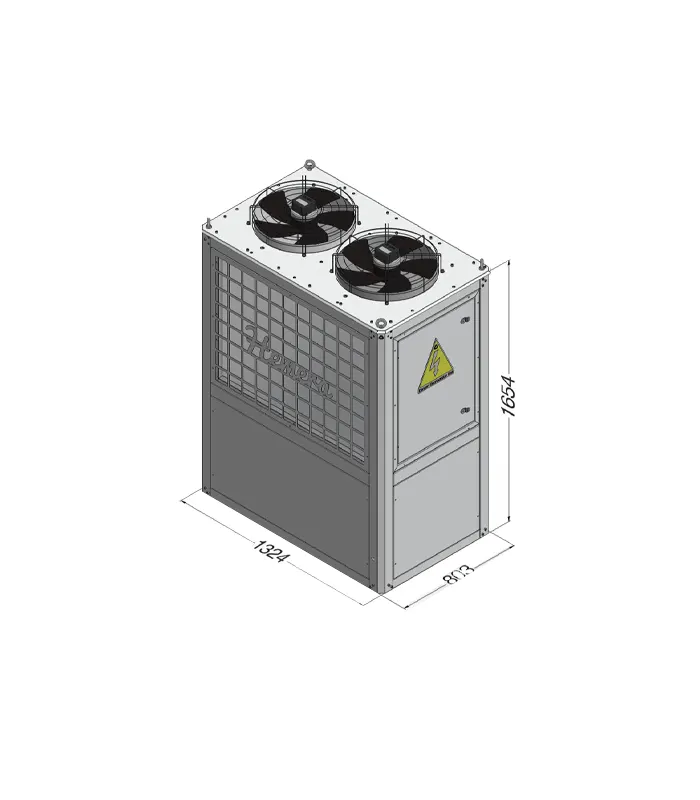 چیلر تراکمی هواخنک همرا (Hemera) مدل TCA-HA-10 - تصویر 2