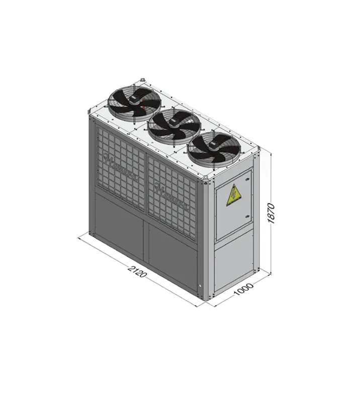 چیلر تراکمی هواخنک همرا (Hemera) مدل TCA-HA-16 - تصویر 2