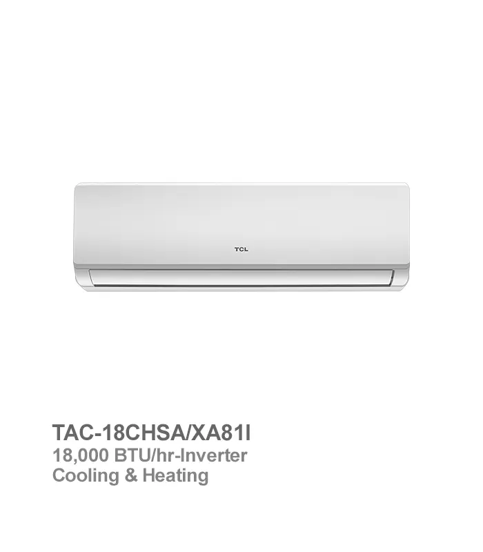 کولر گازی اینورتر تی سی ال مدل TAC-18CHSA/XA81I